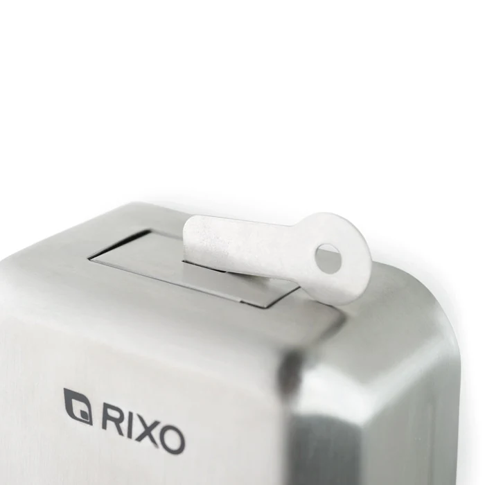 Дозатор для рідкого мила нержавіюча сталь rixo solido s002 Дозатор для рідкого мила нержавіюча сталь rixo solido s002