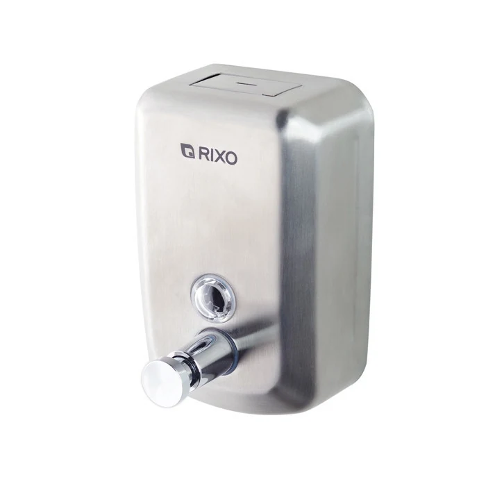 Liquid soap dispenser stainless steel rixo solido s002