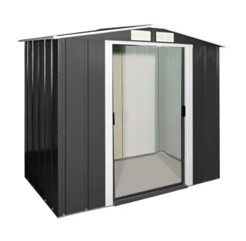 Metal barn eco gray and white 5179