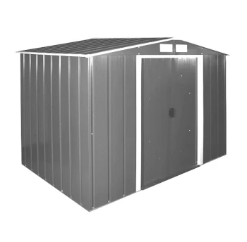 Metal barn eco gray and white 5185