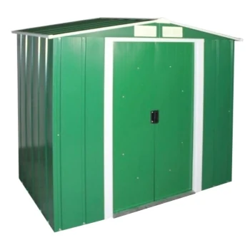Metal barn eco green and white 5178