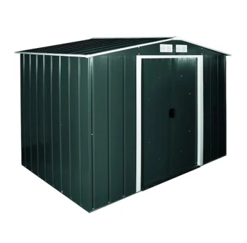 Metal barn eco green and white 5184