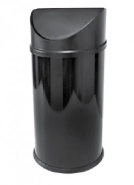 Metal basket with a rotating lid, black 12 l swing 853s