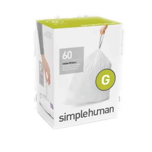 Мішки для сміття міцні із зав'язками 30л SIMPLEHUMAN