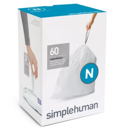 Мішки для сміття міцні із зав`язками 45-50л SIMPLEHUMAN.  CW0262