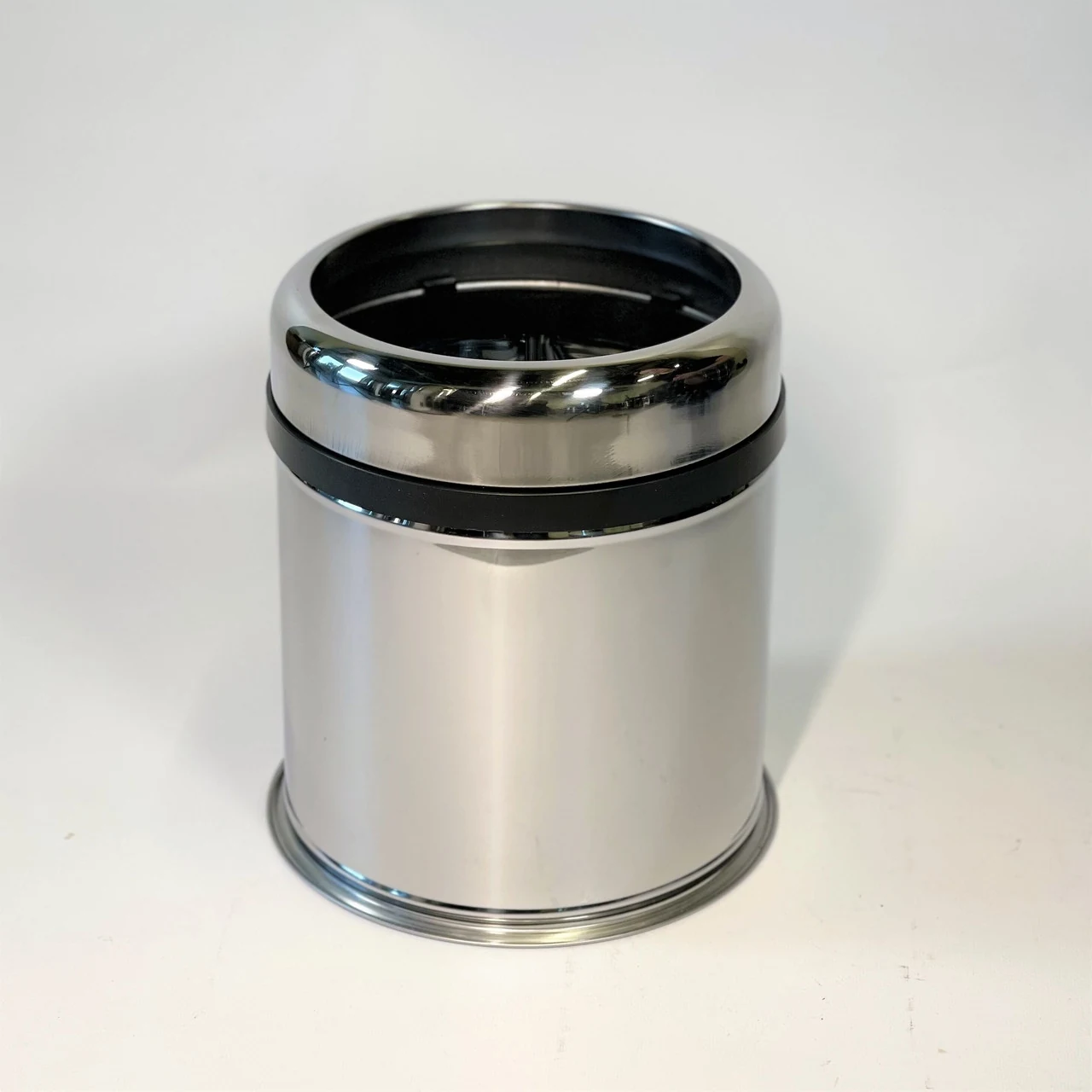 Open waste bin with clamping ring 5 l