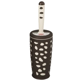 Planet stone toilet brush brown-cream