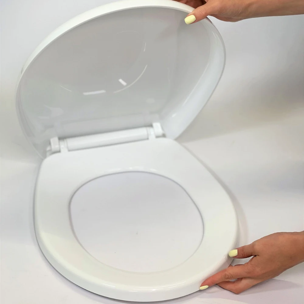 Polypropylene toilet seat Luande 0346, Antibacterial toilet seat with micro-lift function