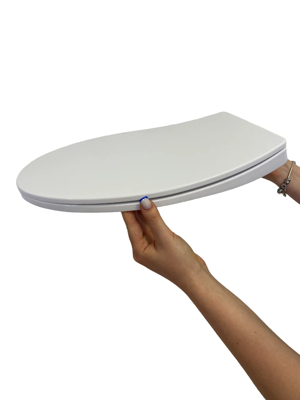 Polypropylene toilet seat Slim Smart 0302, Antibacterial toilet seat with micro-lift function Polypropylene toilet seat Slim Smart 0302, Antibacterial toilet seat with micro-lift function