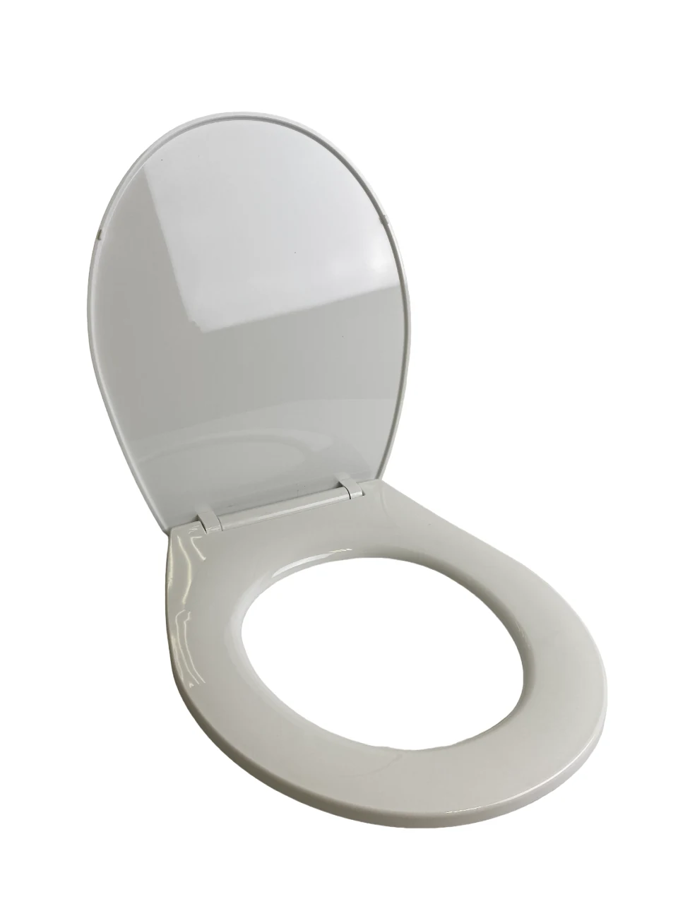 Polypropylene toilet seat Slim Smart 0302, Antibacterial toilet seat with micro-lift function