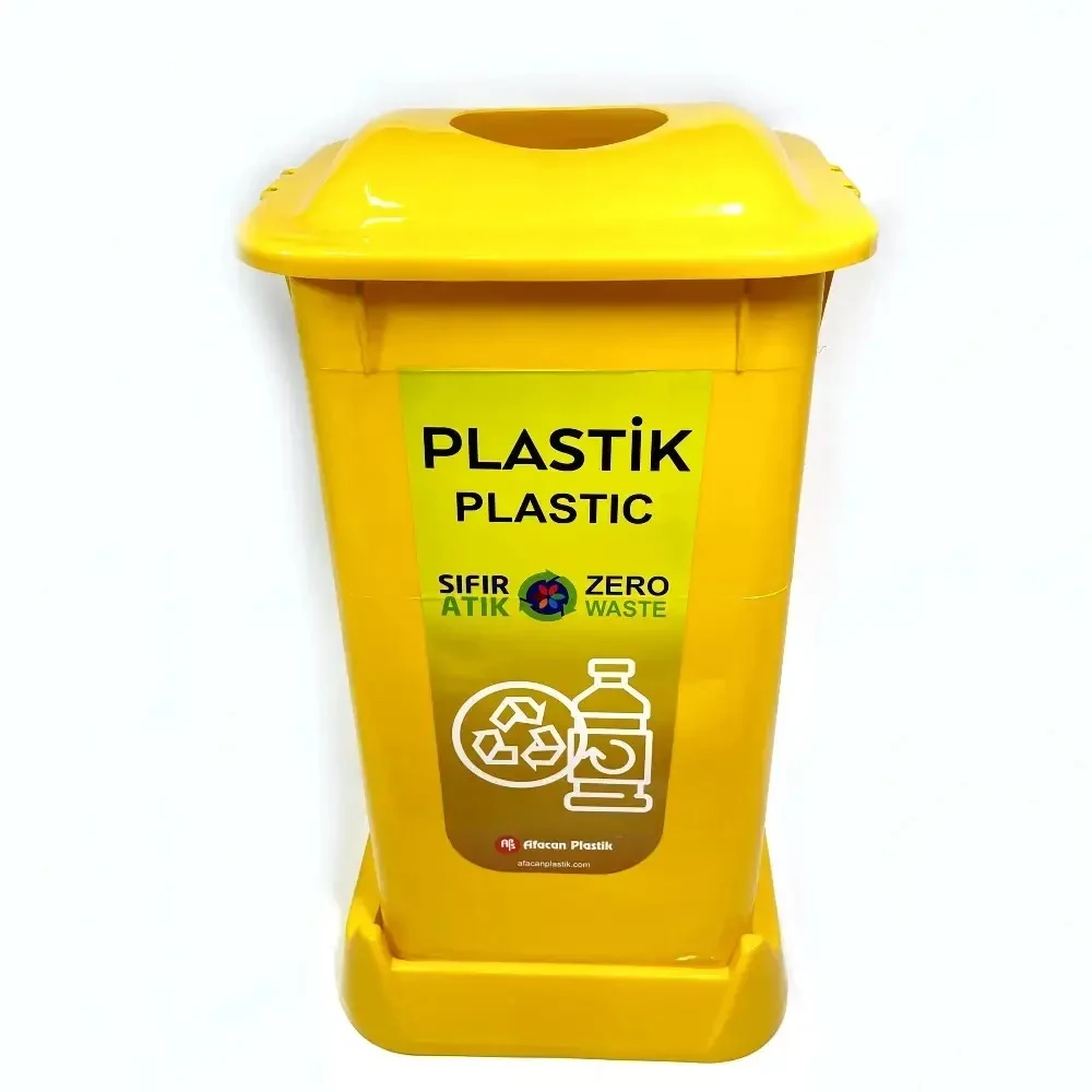 Rectangular waste sorting container 50 liters