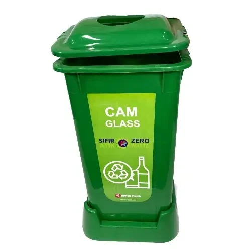 Rectangular waste sorting container 50 liters