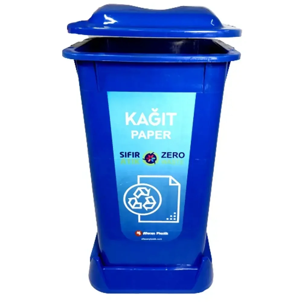 Rectangular waste sorting container 50 liters