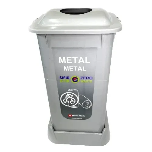 Rectangular waste sorting container 70 liters