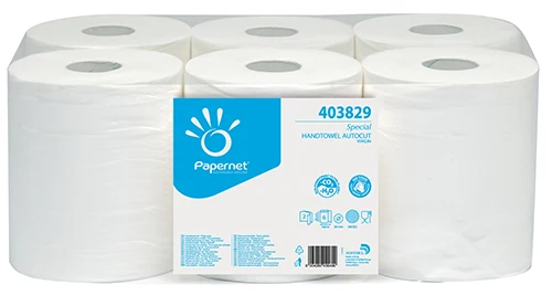Rolled paper towels without perforation for automatic dispenser IMB-403829
