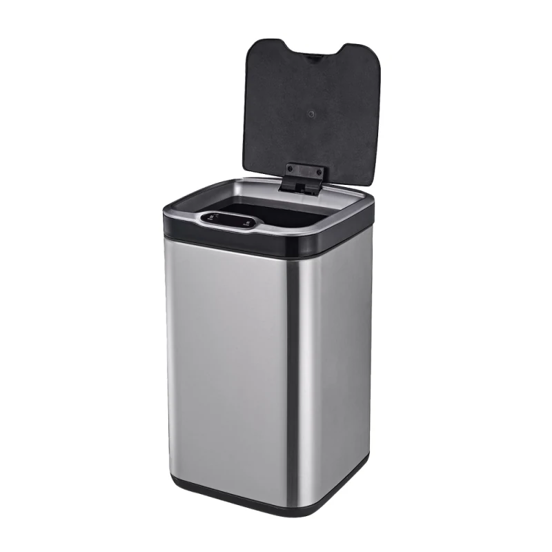 Sensory trash bin square 7 liters with internal bucket Sensory trash bin square 7 liters with internal bucket
