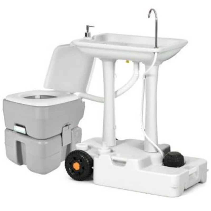 Set of dry toilet + portable washbasin Saniteco CHH 1020+7702