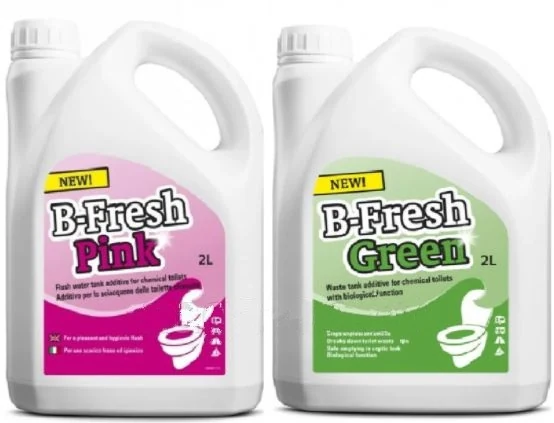 Set of products for dry toilet THETFORD B-Fresh Grenn + B-Fresh Pink