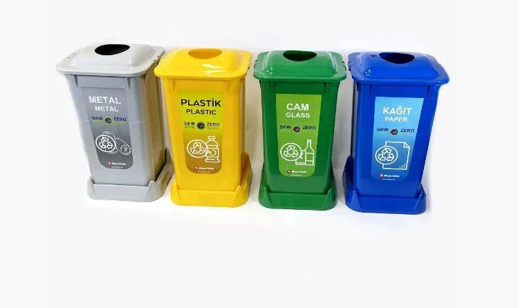 Set of waste containers 70 liters