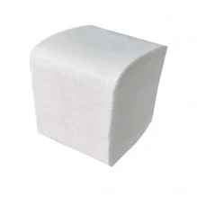 Sheet toilet paper 2-ply, cellulose, white