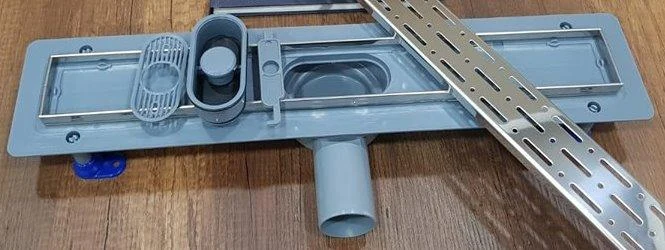 Shower drain dry shutter grate for shower "Rain" 50 cm, 360 swivel siphon Shower drain dry shutter grate for shower "Rain" 50 cm, 360 swivel siphon