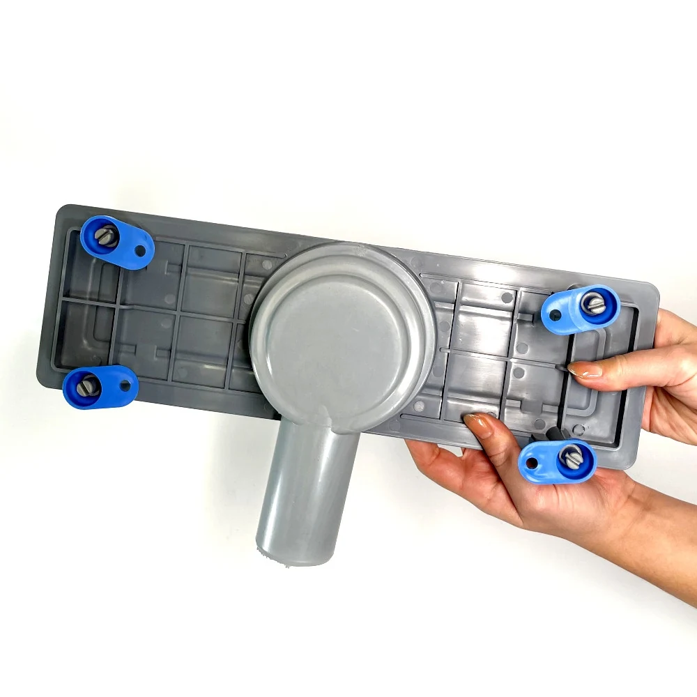 Shower drain with 360 swivel siphon, grate "UNDER TILES" 33 cm, Sewer drain channel Shower drain with 360 swivel siphon, grate "UNDER TILES" 33 cm, Sewer drain channel