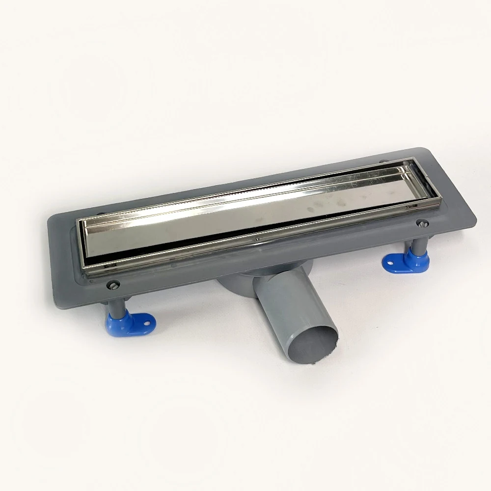 Shower drain with 360 swivel siphon, grate "UNDER TILES" 33 cm, Sewer drain channel Shower drain with 360 swivel siphon, grate "UNDER TILES" 33 cm, Sewer drain channel