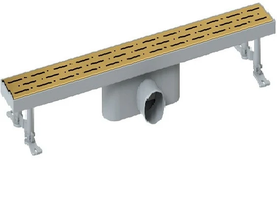 Shower drain without flange, rain grate 80 cm, shower drainage tray with plastic body Shower drain without flange, rain grate 80 cm, shower drainage tray with plastic body