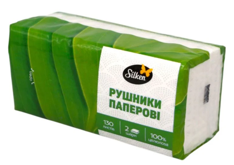 Silken 2-ply paper towels 130 pcs