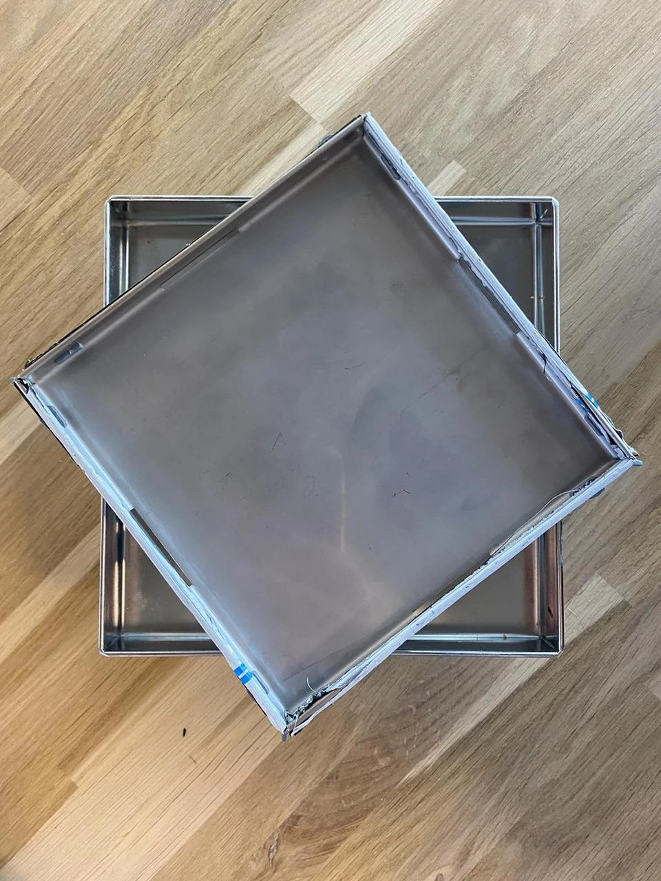 Stainless steel drain DN50 with tile grate, vertical outlet 15x15, Shower drain with dry seal Stainless steel drain DN50 with tile grate, vertical outlet 15x15, Shower drain with dry seal