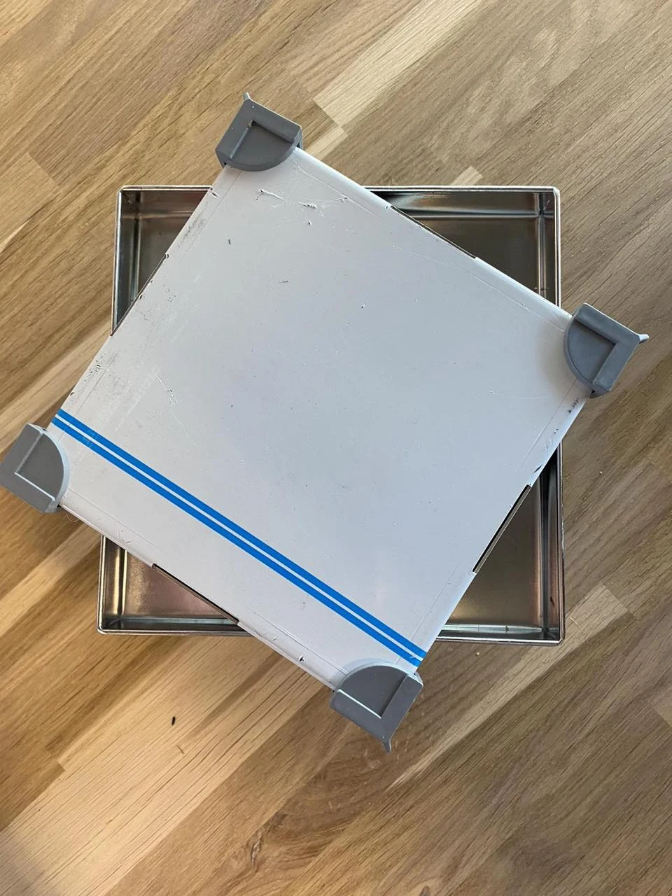 Stainless steel drain DN50 with tile grate, vertical outlet 15x15, Shower drain with dry seal Stainless steel drain DN50 with tile grate, vertical outlet 15x15, Shower drain with dry seal