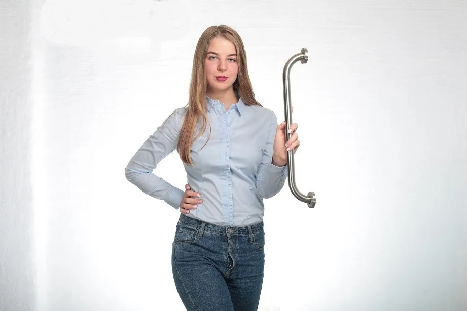 Straight handrail for people with disabilities (disabled) Ø 32, size 10x50 cm. 4819.3250P.304.00 Straight handrail for people with disabilities (disabled) Ø 32, size 10x50 cm. 4819.3250P.304.00