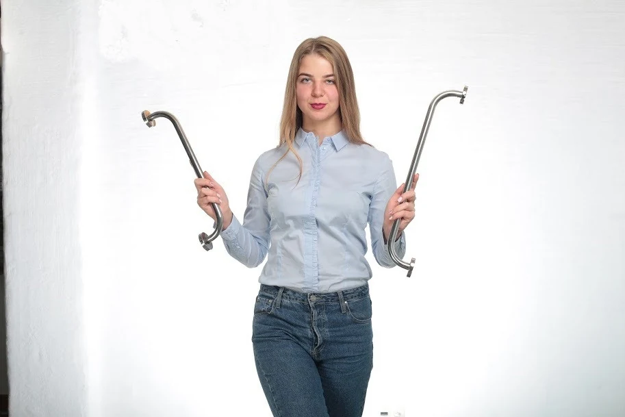 Straight handrail for people with disabilities (disabled) Ø 32, size 10x50 cm. 4819.3250P.304.00 Straight handrail for people with disabilities (disabled) Ø 32, size 10x50 cm. 4819.3250P.304.00