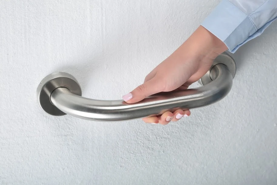 Straight handrail for people with disabilities (disabled) Ø 32, size 10x50 cm. 4819.3250P.304.00 Straight handrail for people with disabilities (disabled) Ø 32, size 10x50 cm. 4819.3250P.304.00