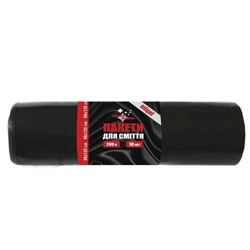Strong trash bags 240l CLEAN AND SHINE