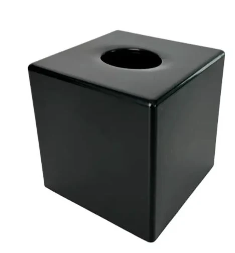 Table napkin holder 13x13cm black