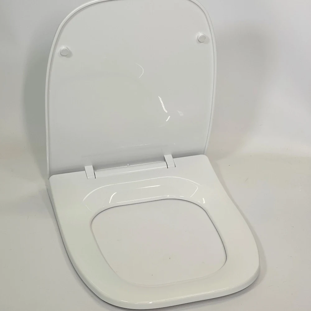 Thermoplastic toilet seat with lid Fiesta Soft 0341, Durable toilet seat with microlift