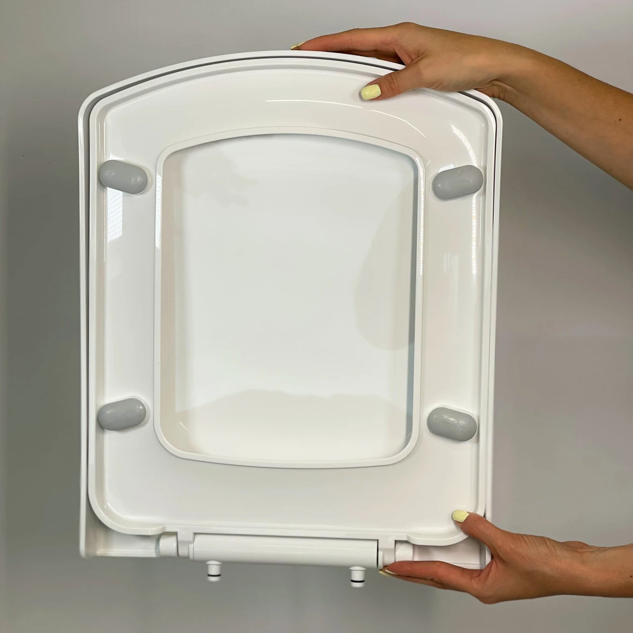 Thermoplastic Toilet Seat with Lid Sedef 0337, Rectangular Toilet Seat Thermoplastic Toilet Seat with Lid Sedef 0337, Rectangular Toilet Seat