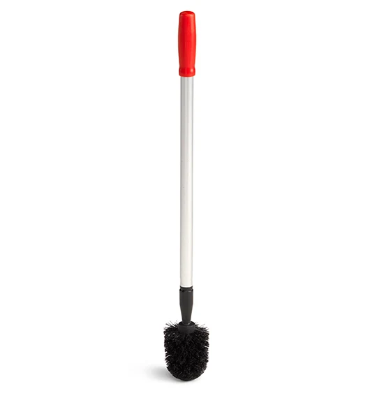 Toilet brush for bucket with wringer