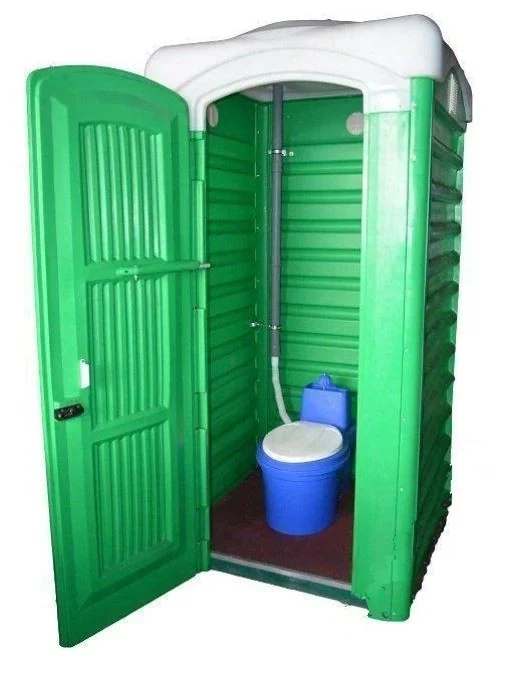 Toilet cubicle with peat dry toilet TKU