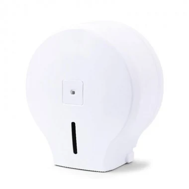Toilet paper dispenser jumbo white plastic jta 100