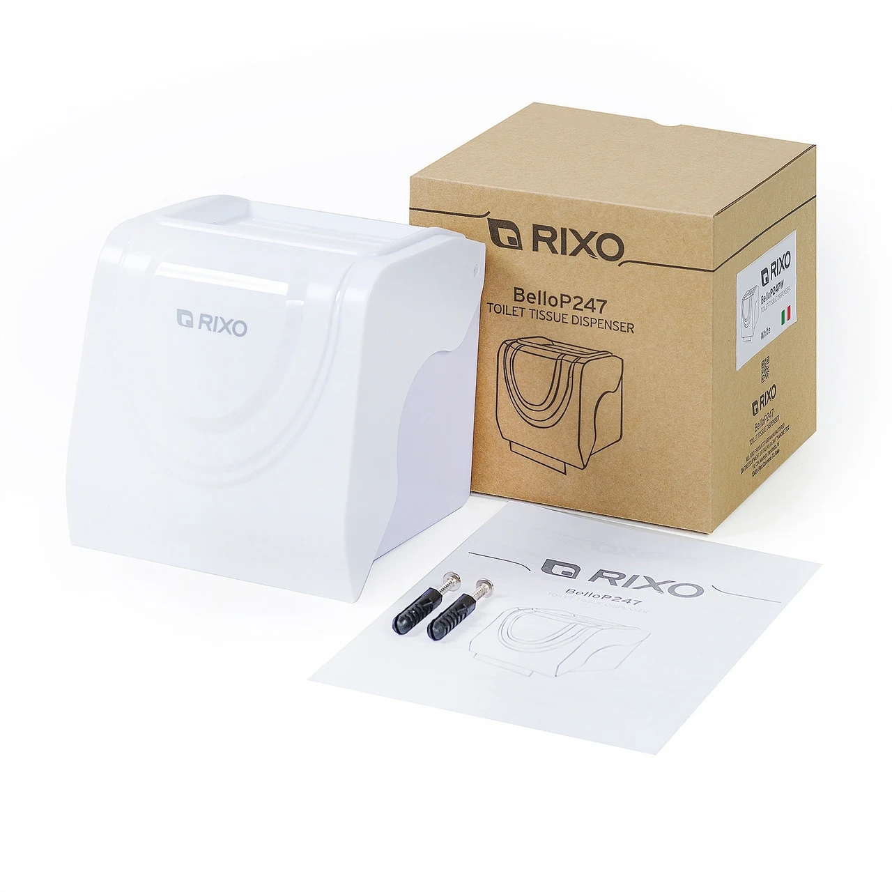 Toilet paper dispenser rixo bello p247w Toilet paper dispenser rixo bello p247w