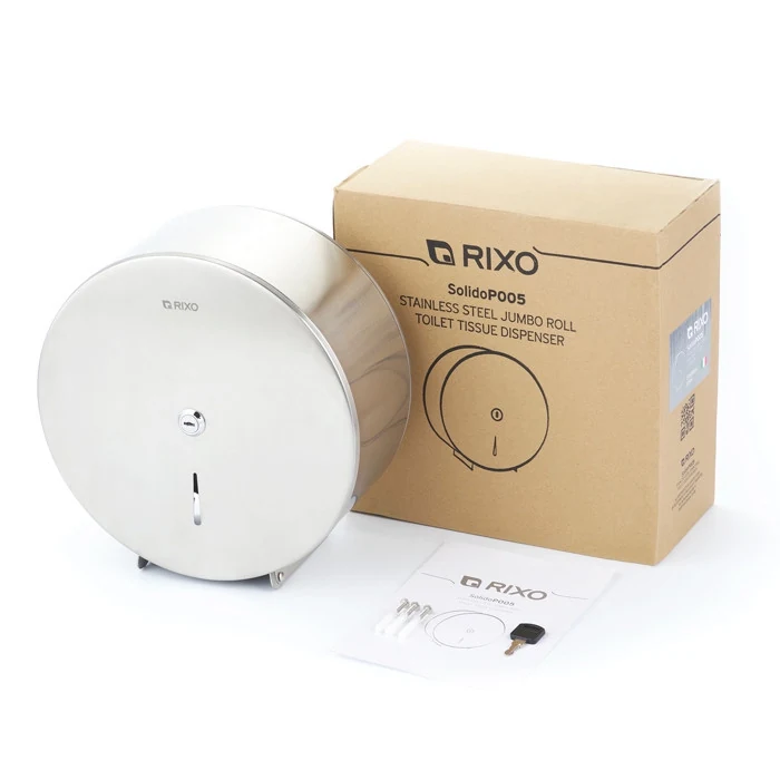 Toilet paper dispenser stainless steel rixo solido p005 Toilet paper dispenser stainless steel rixo solido p005