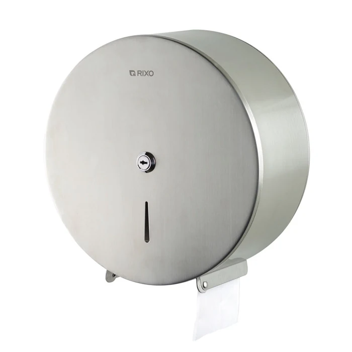Toilet paper dispenser stainless steel rixo solido p005