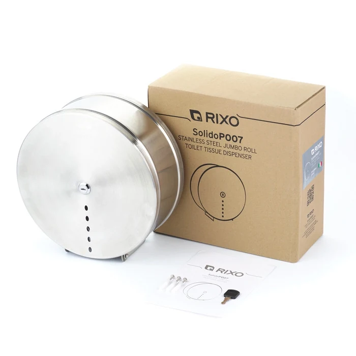 Toilet paper dispenser stainless steel rixo solido p007 Toilet paper dispenser stainless steel rixo solido p007