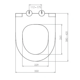 Toilet seat made of duroplast with lid with microlift Neva 0407, Toilet lid reinforced material Toilet seat made of duroplast with lid with microlift Neva 0407, Toilet lid reinforced material