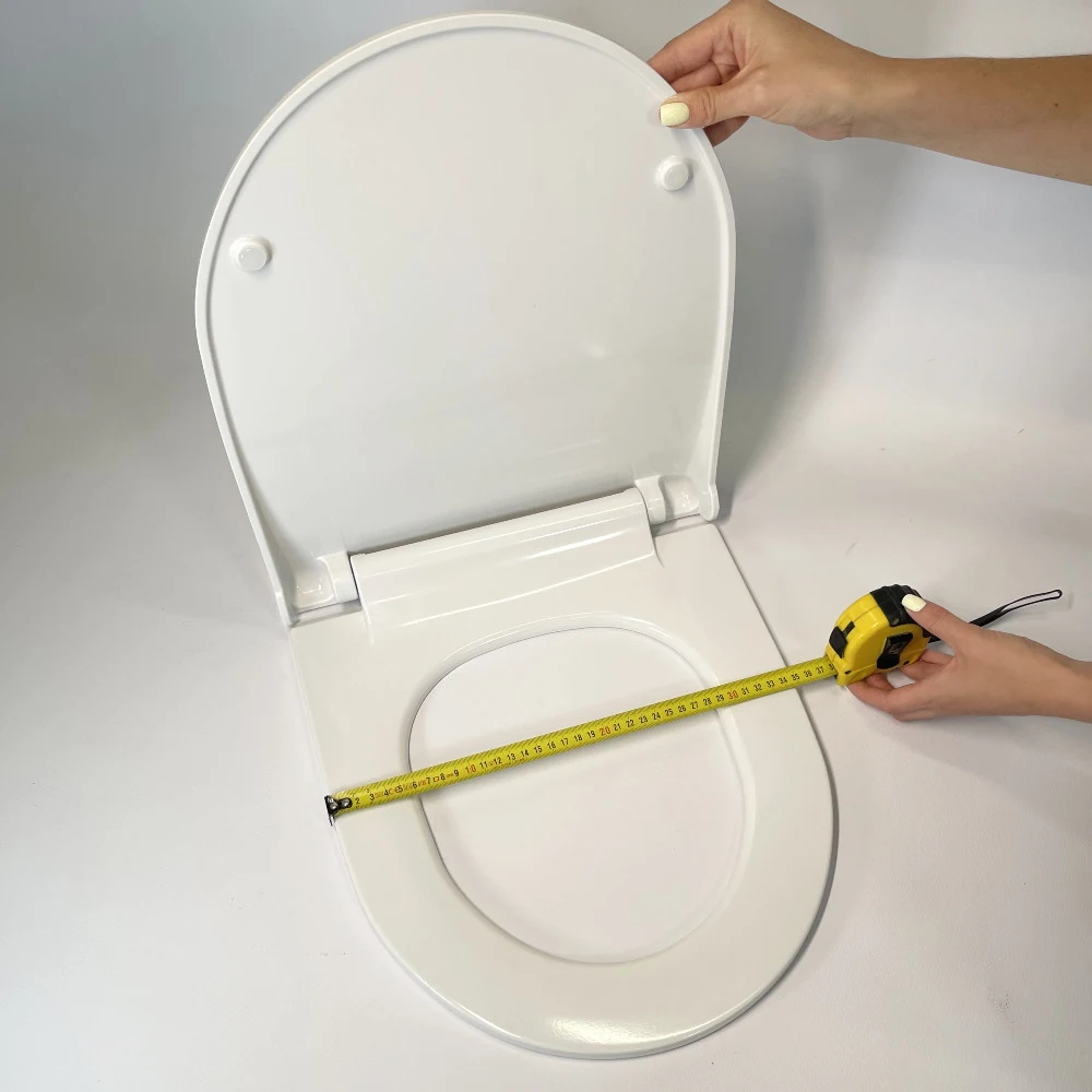 Toilet seat made of duroplast with lid with microlift Neva 0407, Toilet lid reinforced material Toilet seat made of duroplast with lid with microlift Neva 0407, Toilet lid reinforced material