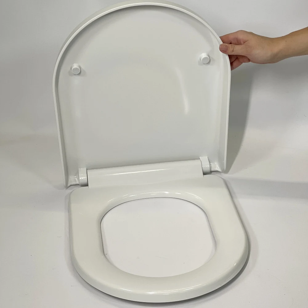 Toilet seat with microlift Elegance 0402, Toilet seat with lid with antibacterial coating