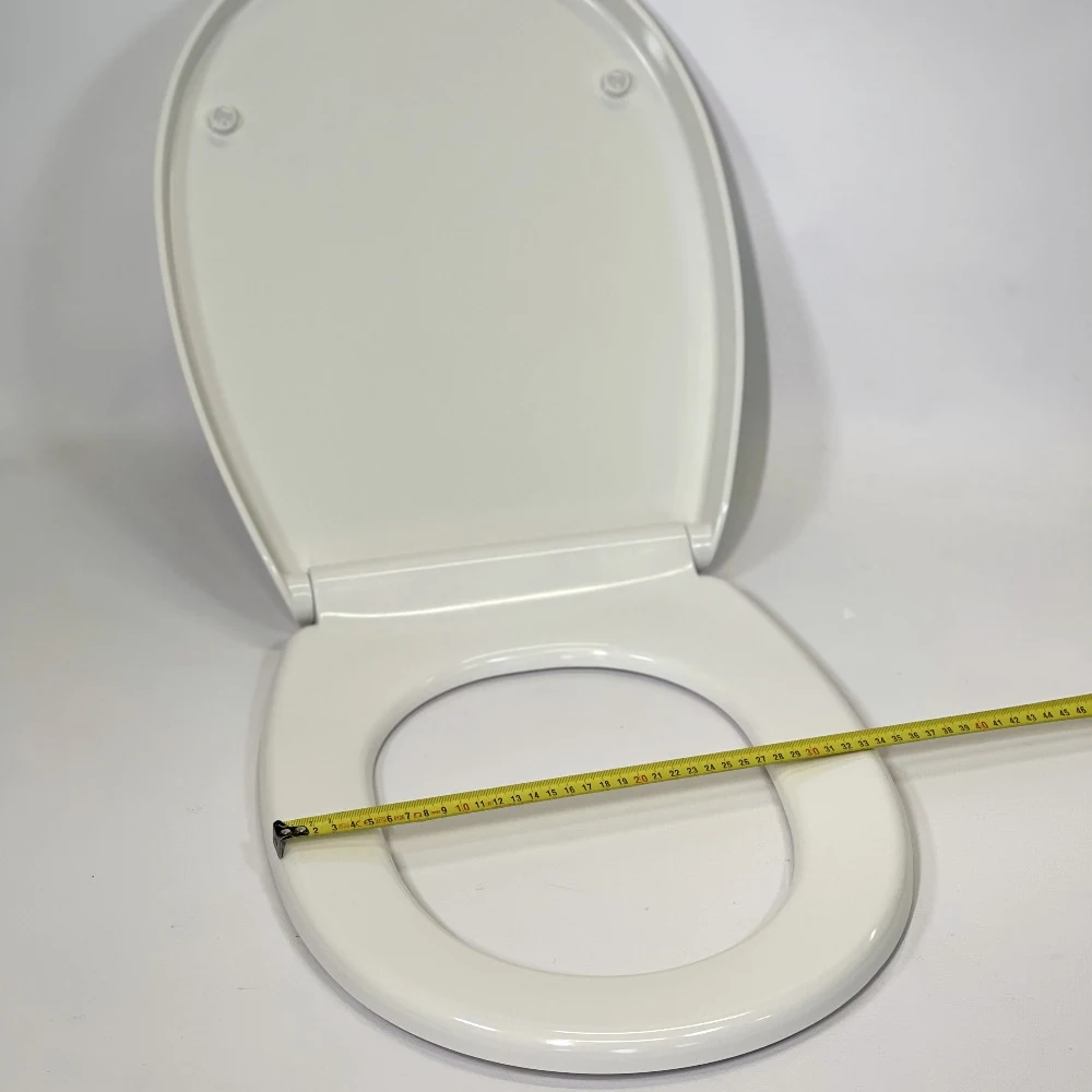 Toilet seat with microlift made of duroplast Genesis 0401, Toilet seat with quick release function