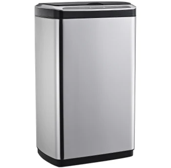 Touch trash bin 30 liters rectangular